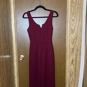 Pantsuit, maroon/red great condition.